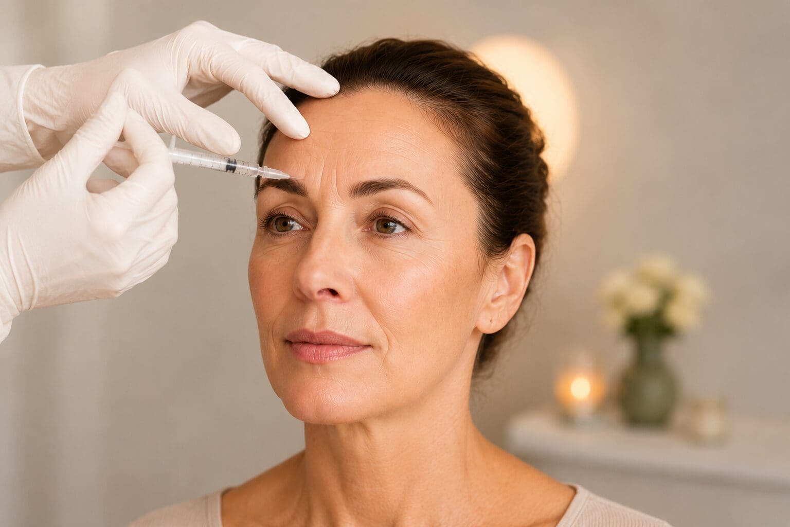 Botox en filler behandeling bij vroue